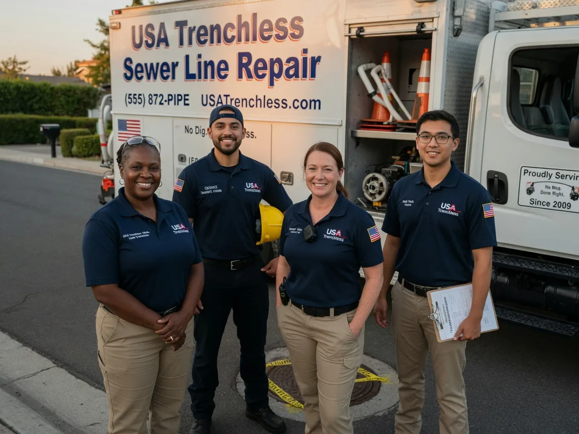Sewer Line Repair company in Potts Grove, PA